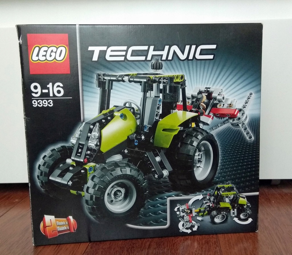 Klocki LEGO TECHNIC 9393 Ciągnik Traktor 2 w 1 - 7956434366 - oficjalne ...