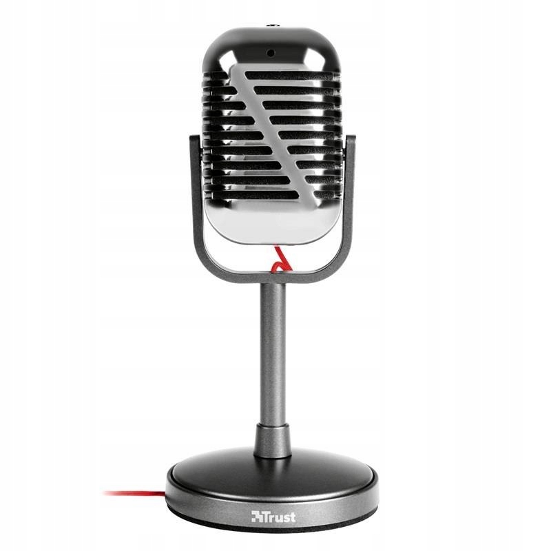 Mikrofon Trust Elvii 21670 (kolor srebrny)