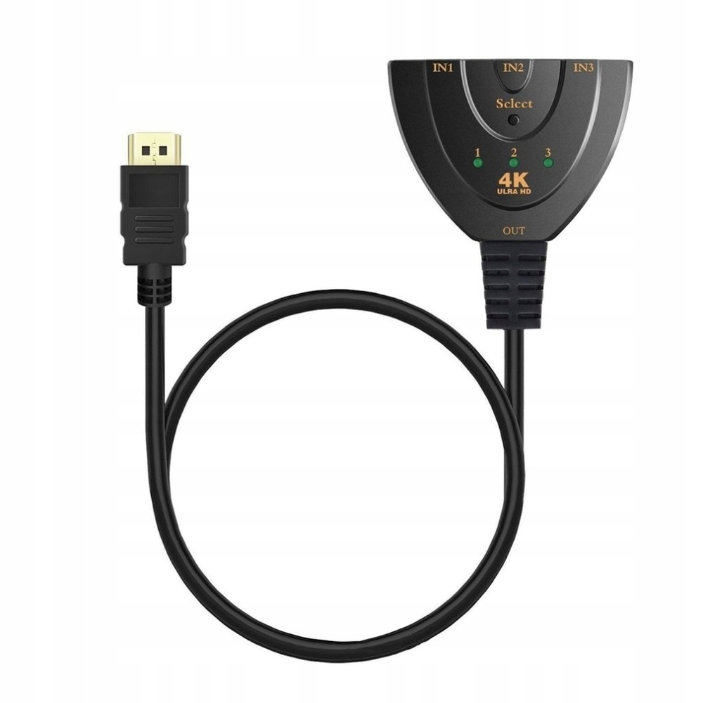 Zabrakło gniazd HDMI ? Switch rozdzielacz 1 do 3