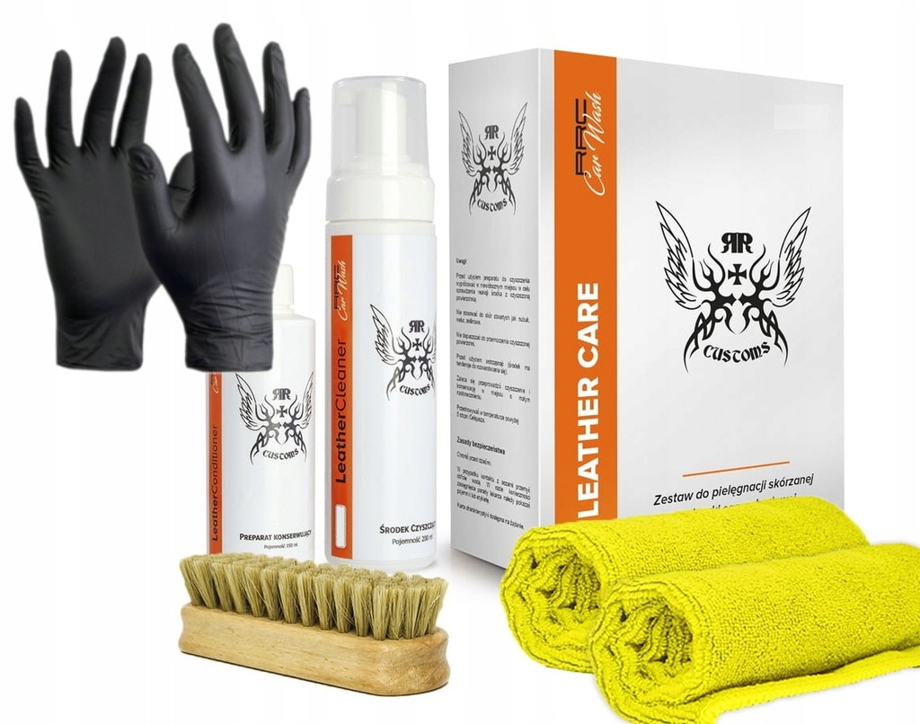 RRC Box Leather Cleaner Soft do Skóry + Rękawiczki