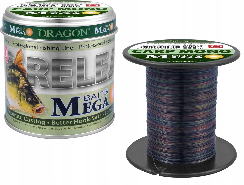 Żyłka Dragon Mega Baits Karp 0,20mm 4,50kg 600m