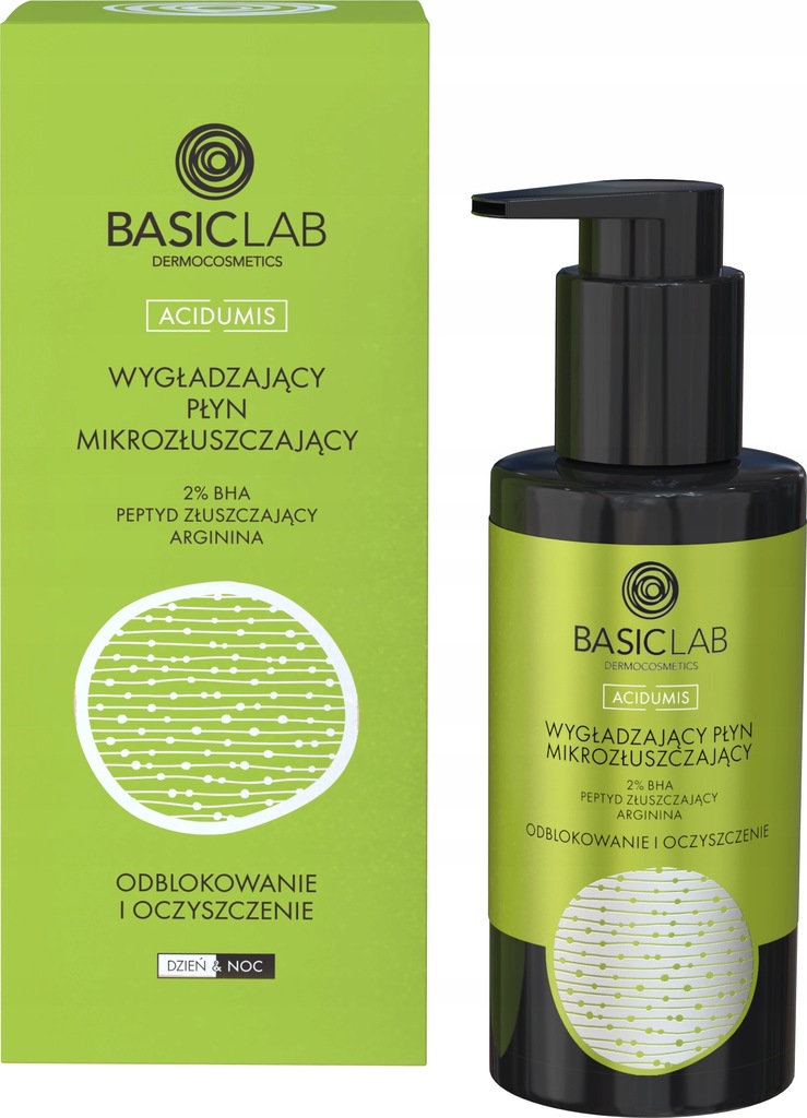 BasicLab Płyn Złuszczający do Trądziku, Usuwanie zaskórników 100 ml