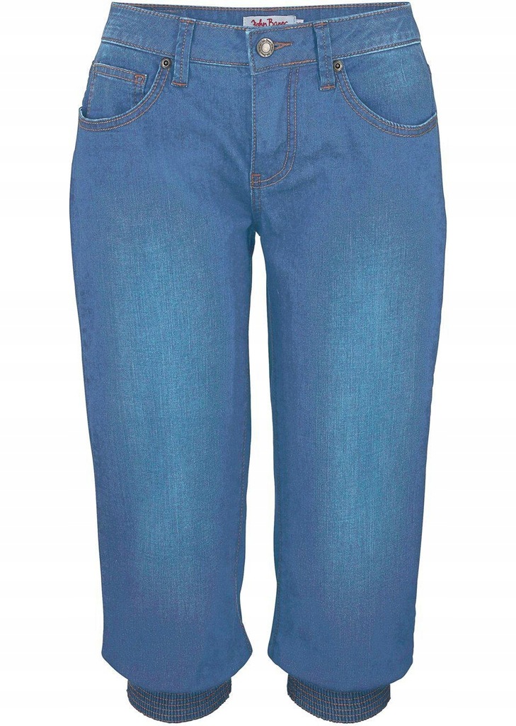 48 SPODNIE RYBACZKI JEANSOWE ŚCIĄGACZE