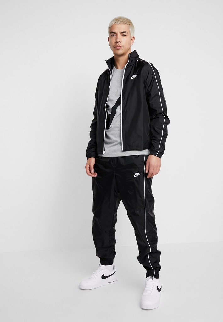 NIKE SPORTSWEAR KOMPLET DRESOWY CZARNY LOGO S 1ZBC