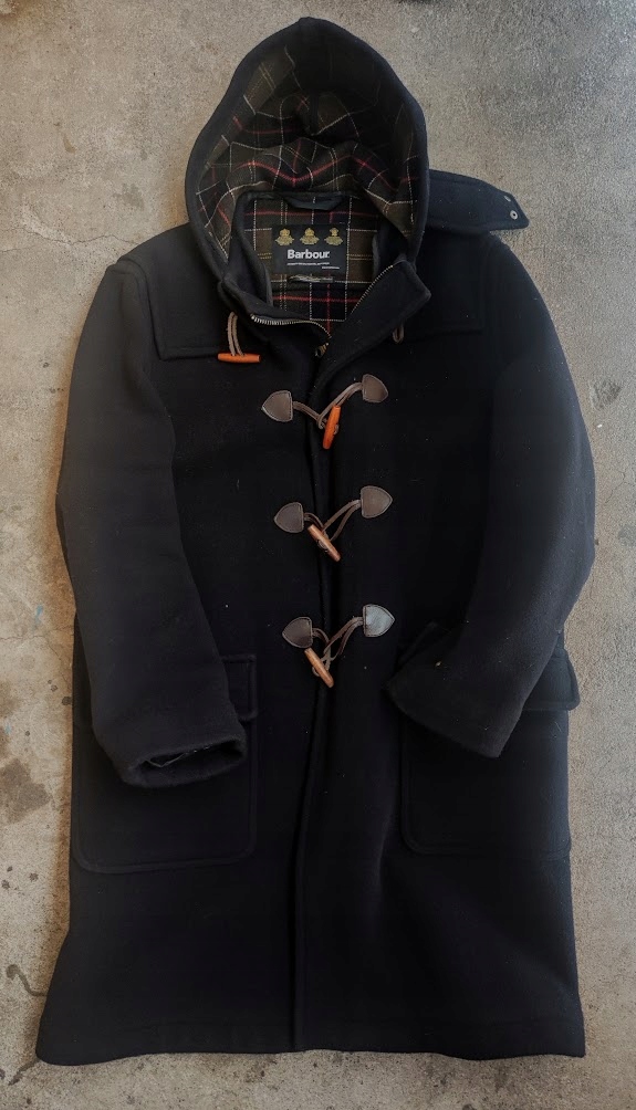 Szafaman Barbour Wool Cashmere Duffle Coat L 13070750358 oficjalne archiwum Allegro