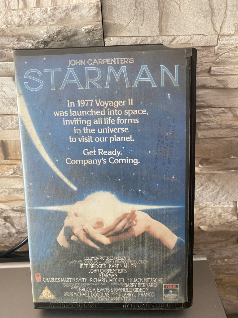 Starman VHS John Carpeneter