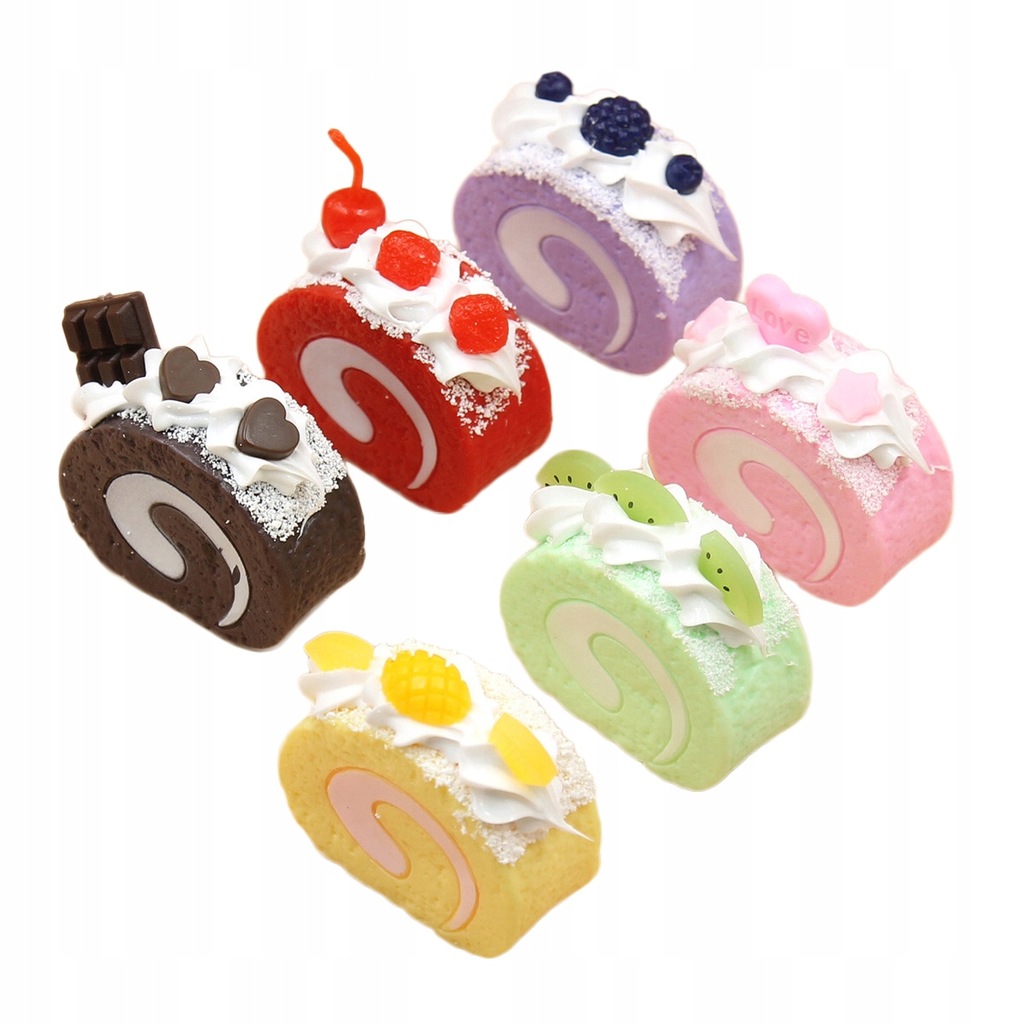6 sztuk Symulacja Jajko Rolada Swiss Roll Model ży