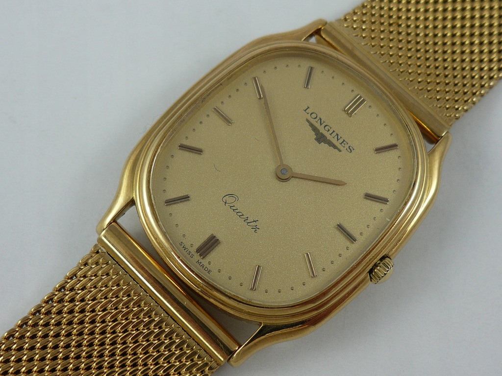 LONGINES złoty 18k *** SUPER STAN***box