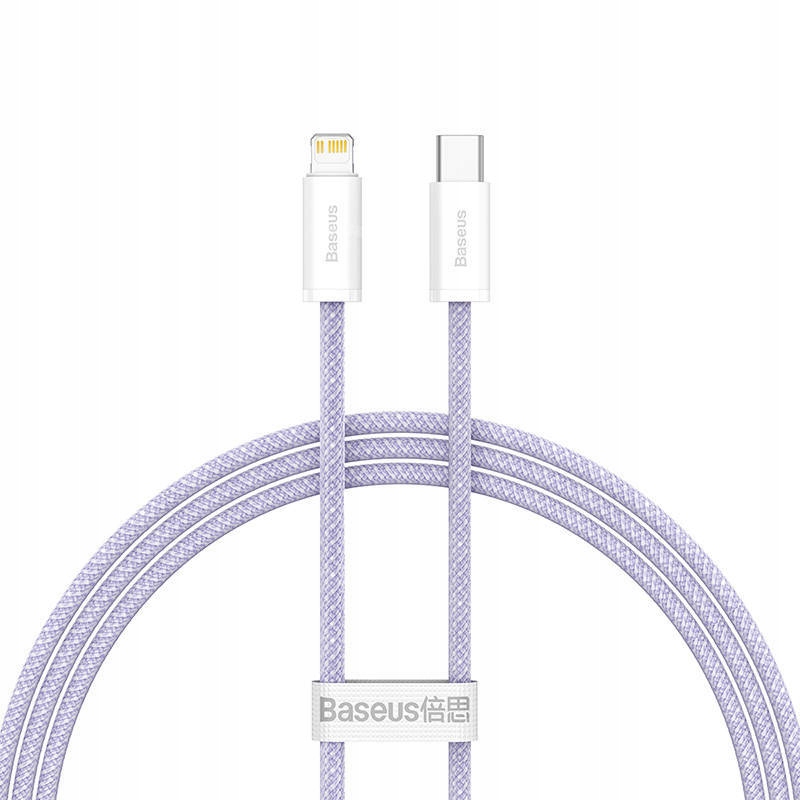 Kabel USB-C do Lightning Baseus Dynamic 2, 20W, 1m (fioletowy)