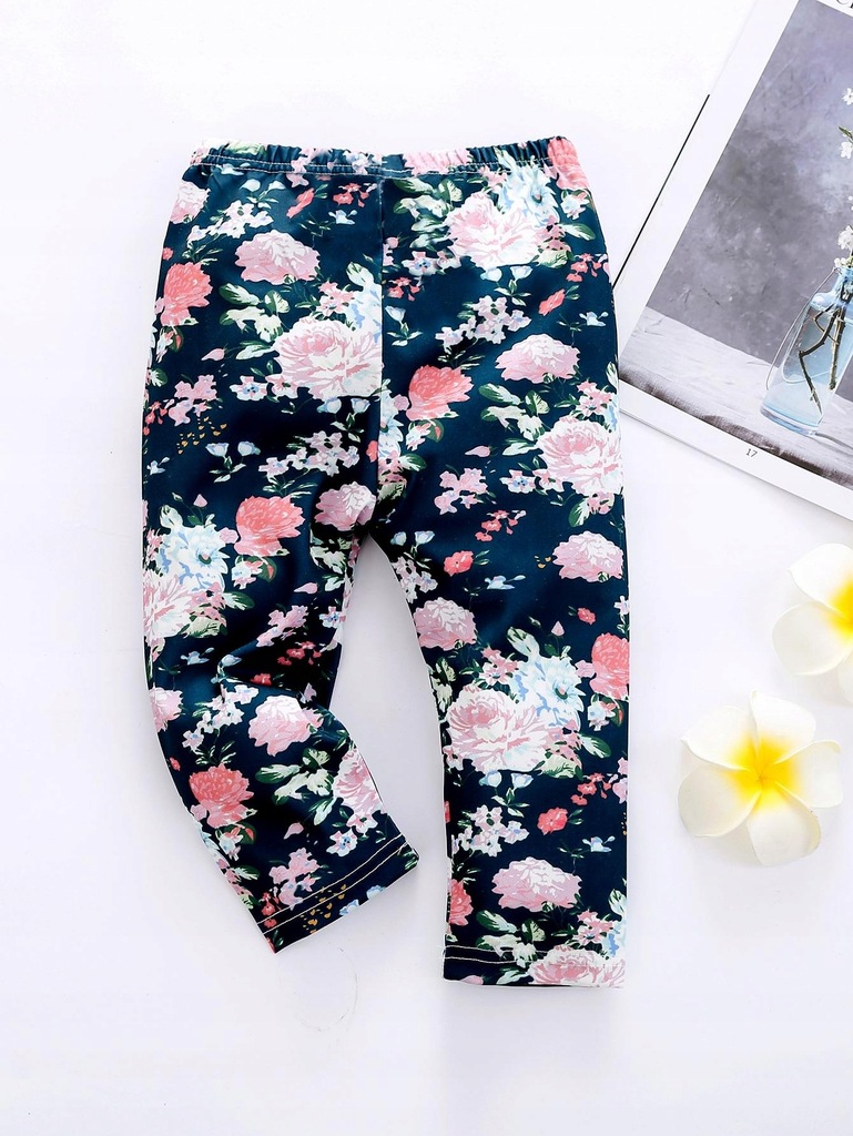 SHEIN _S1H 6PZ KWIECISTE LEGGINSY _/ 62