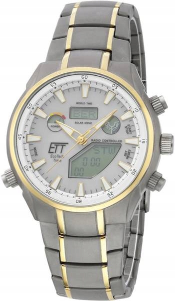 Zegarek Solarny EGT-11336-40M 10 ATM srebrny