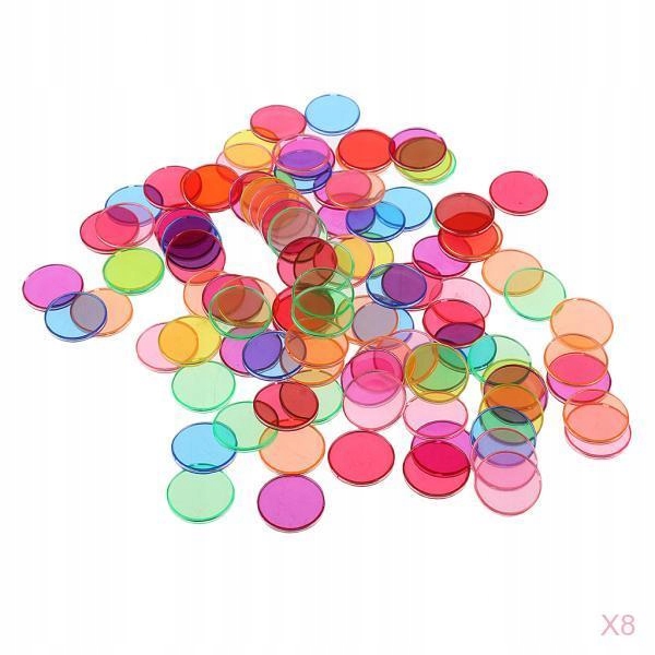 100 sztuk Multicolor Disc