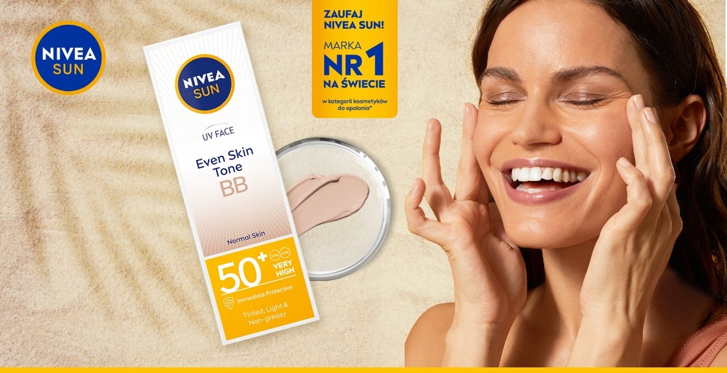 Купить NIVEA SUN BB крем для лица с фильтром SPF 50+ 50мл: отзывы, фото, характеристики в интерне-магазине Aredi.ru