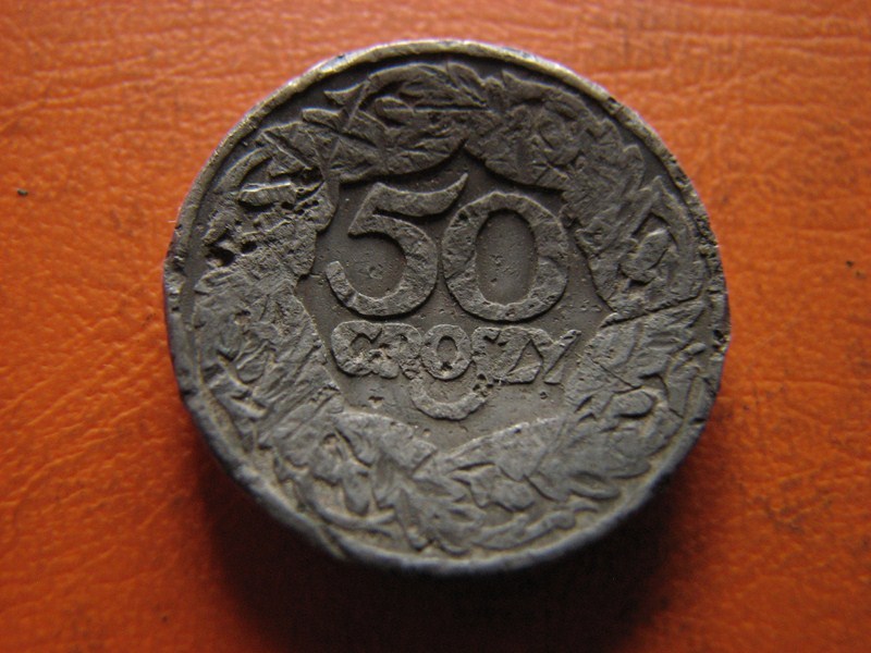 50 GROSZY 1923 ZGIĘTA -WOŚP158