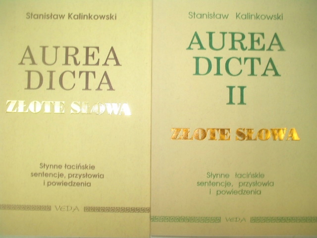 Aurea Dicta ZŁOTE SŁOWA t. 1 i 2