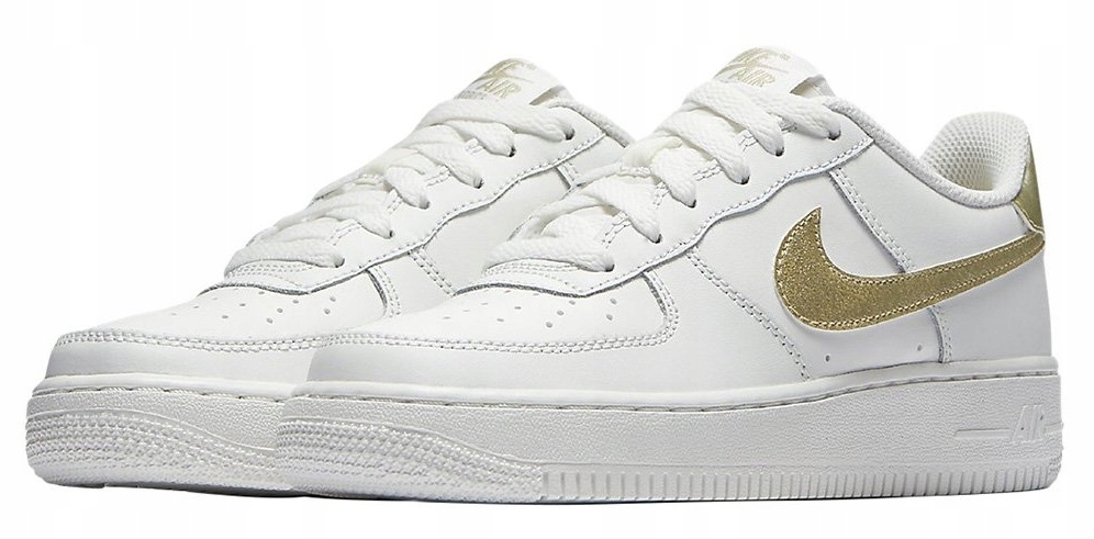 37,5 BUTY NIKE AIR FORCE 1 BIAŁY ZŁOTY 7451320169 37,5 BUTY NIKE AIR FORCE 1 BIAŁY ZŁOTY 7451320169
