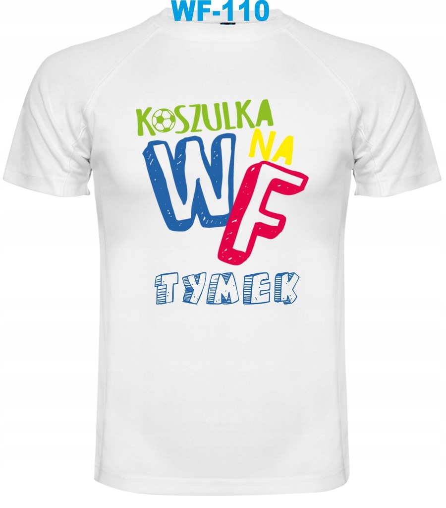 Koszulka na WF z imieniem TYMEK rozm. 134-140 cm