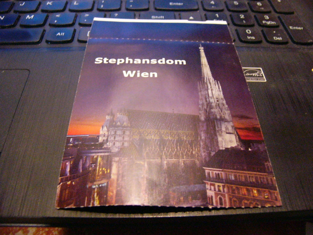 Wiedeń, katedra - bilet kolekcjonerski