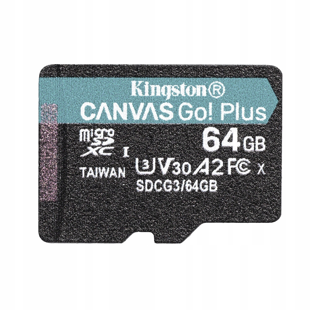 Kingston karta pamięci 64GB microSDXC Canvas Go! Plus kl. 10 UHS-I 170 MB/s