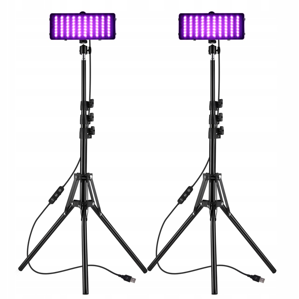 Andoer RGB LED Video Light Kit Including 2 * RGB