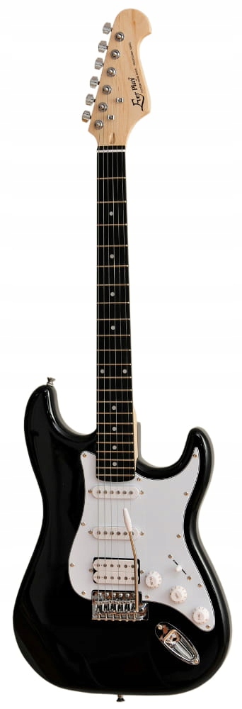 Gitara elektryczna Ever Play ST-2 SSH BK +tuner