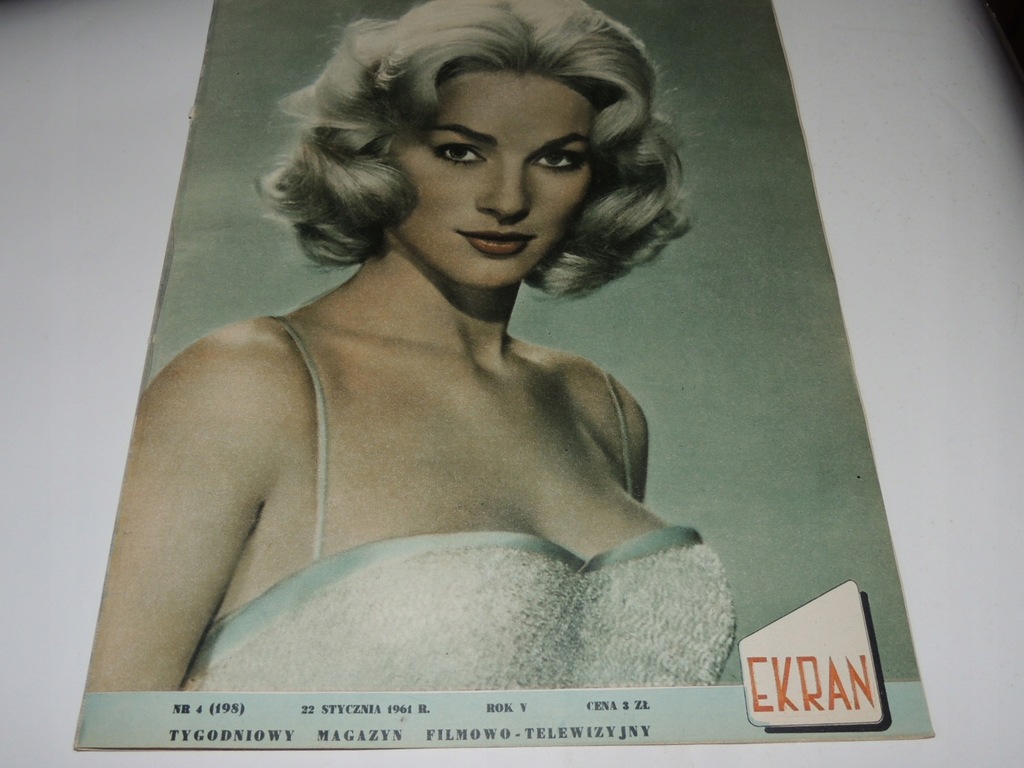 EKRAN 4/1961 A Ford, G Garbo, Romy Schneider,