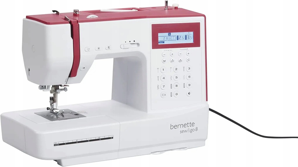 Bernette Sew&GO 8 komputerowa maszyna do szycia z 197 programami - szycie,