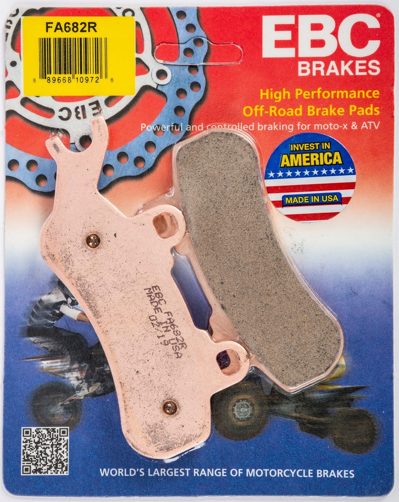 KLOCKI HAMULCOWE EBC FA682R CAN-AM DEFENDER MAVERICK RYKER TRAXTER