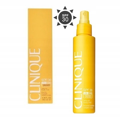 Clinique SUN SPF 30 VIRTU-OIL 144ml. BODY MIST.