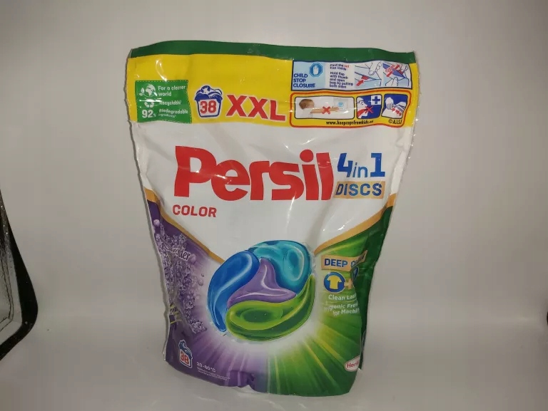 KAPSUŁKI PERSIL 4 IN 1 DISCS COLOR KOLOR 38 SZT