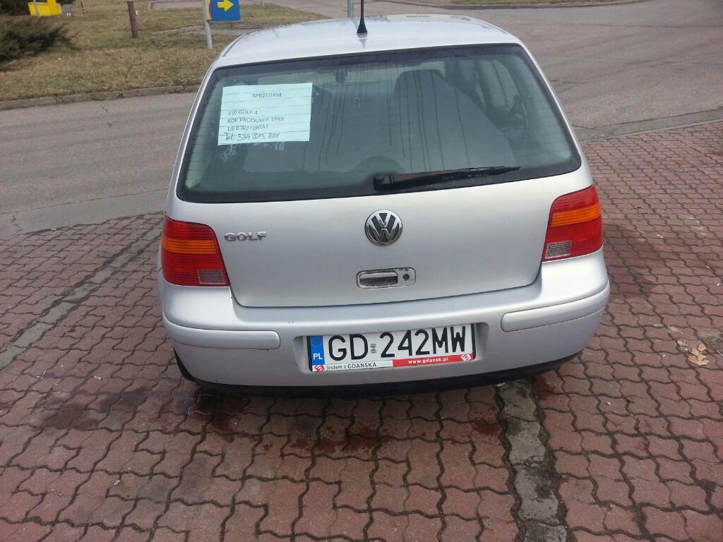 motoryzacja samochody osobowe VW Golf 4 7833353537