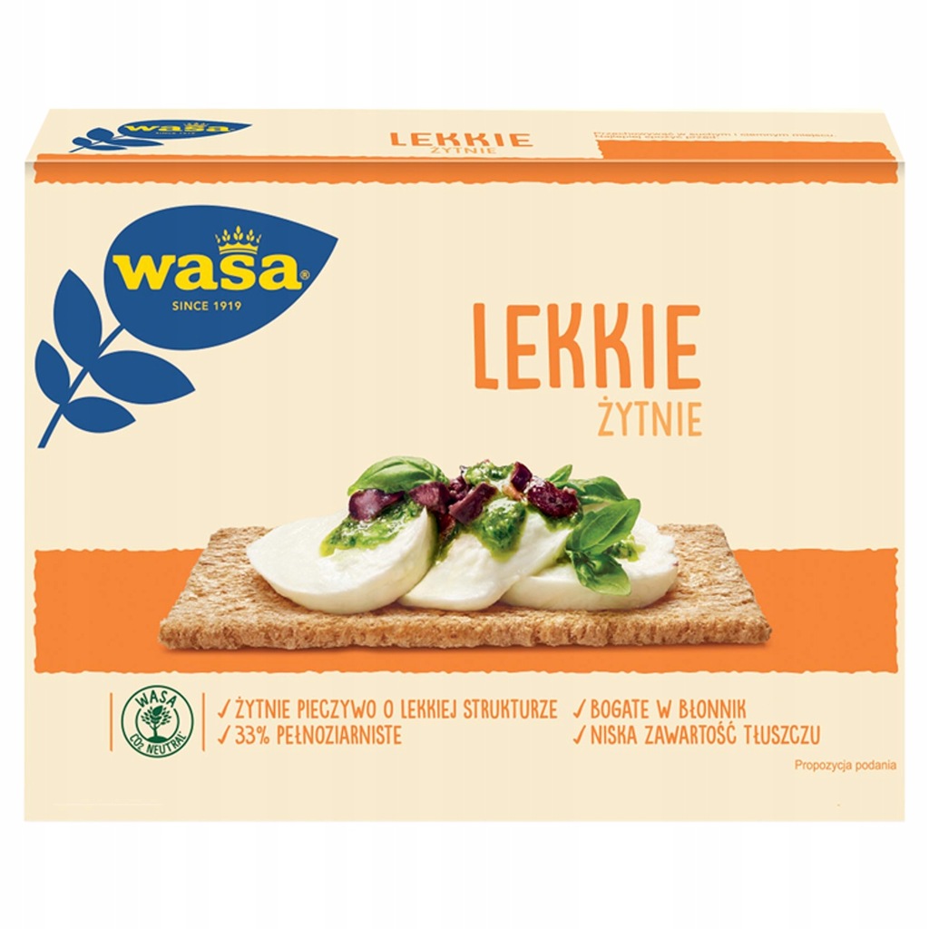 Wasa Pieczywo lekkie żytnie 140 g