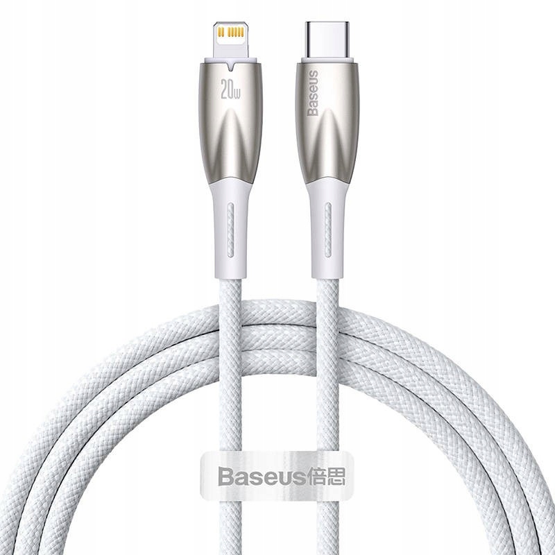 Baseus Kabel USB-C do Lightning Baseus Glimmer, 20
