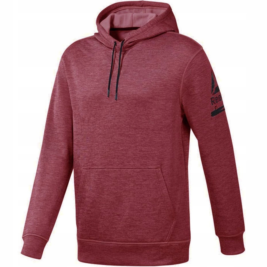 Bluza męska Reebok Workout ThermoWarm Hoodie czerw