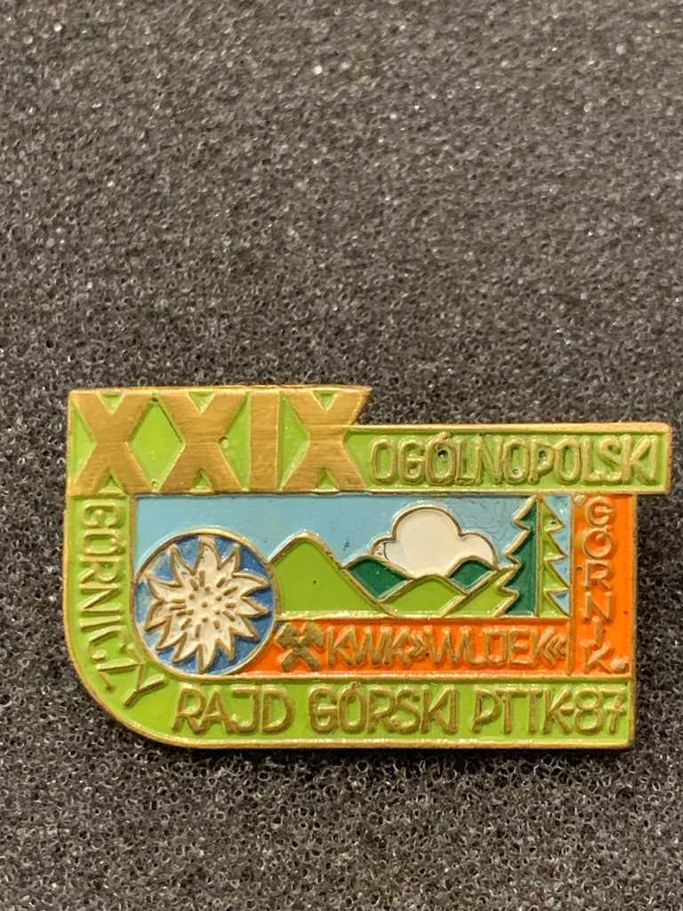 GÓRNICZY RAJD GÓRSKI KWK WUJEK 1987