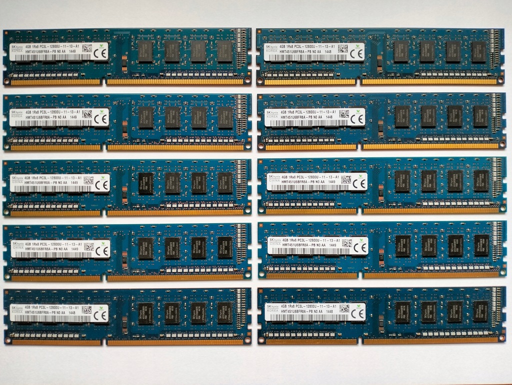 DDR3 4GB HYNIX PC3L-12800 1600Mhz 1.35v DIMM GW 24M