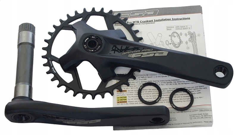 Fsa gamma hotsell pro crankset