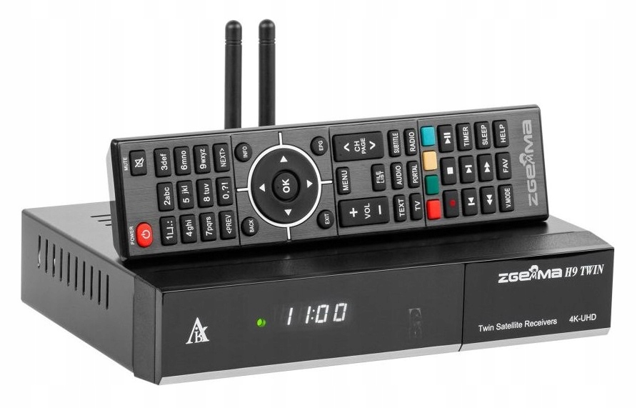 ZGEMMA H9 TWIN 4K ENIGMA2 Cccam Oscam IPTV Kodi E2
