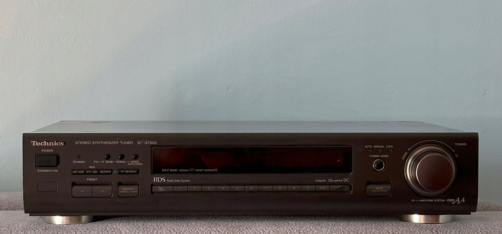 Tuner stereofoniczny Hi-Fi Technics ST-GT 650 klasa AA w idealnym stanie!