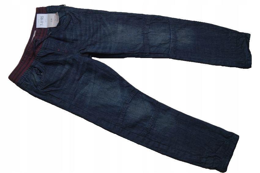 DENIM CO JEANSY RURKI NA GUMIE 7/8 LAT 128 CM NOWE