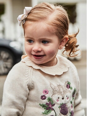 Mayoral Sweter Dziewczynka beżowy 2323