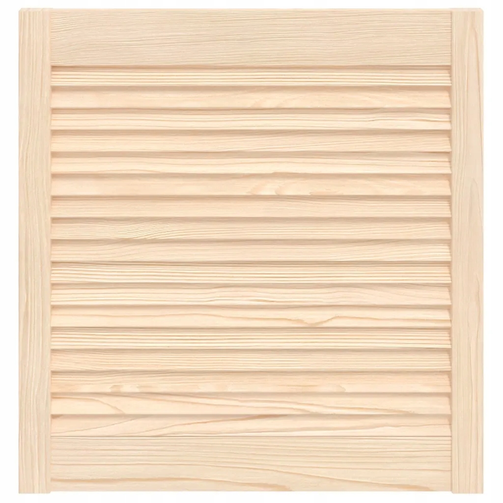 Drzwiczki żaluzjowe sosnowe 61,5x59,4 cm - naturalny