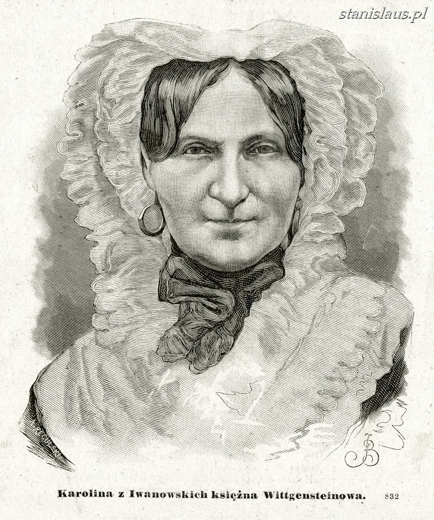 Księżna Karolina Iwanowska Sayn–Wittgenstein 1881