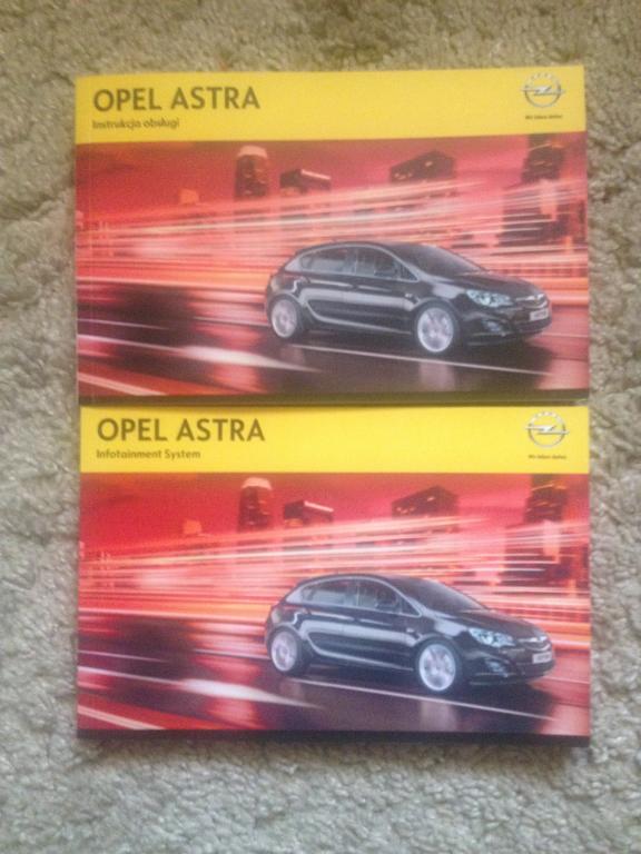 Opel ASTRA IV polska instrukcja obslugi +nawigacja