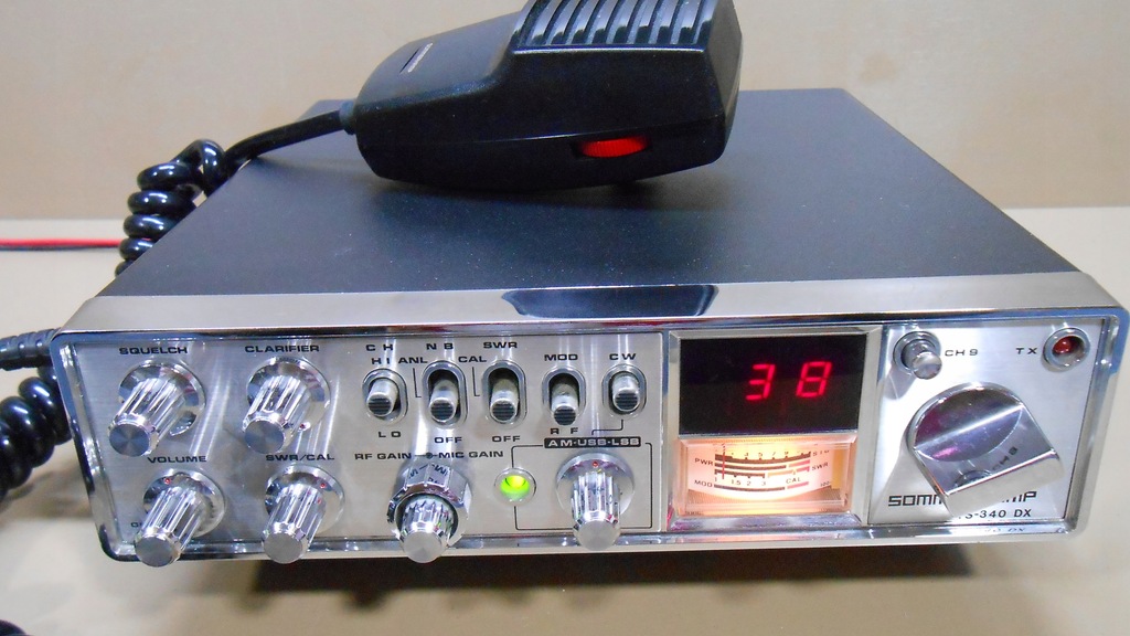 CB RADIO SOMMERKAMP TS-340 DX + MIKROFON TURNER