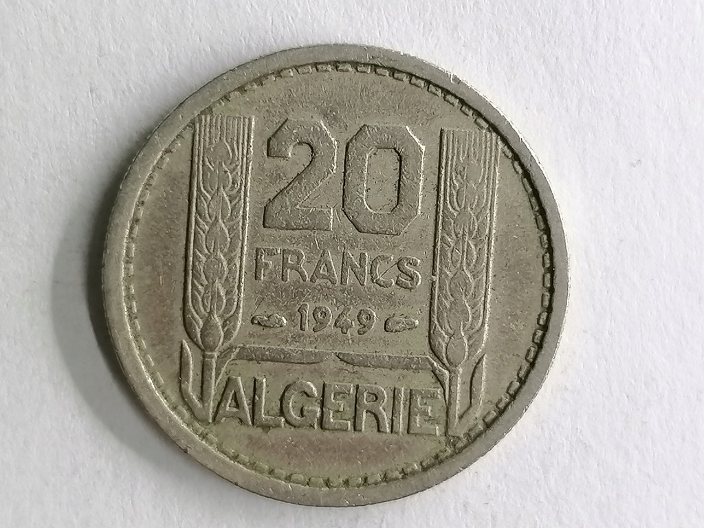 ALGIERIA 20 FR 1949r