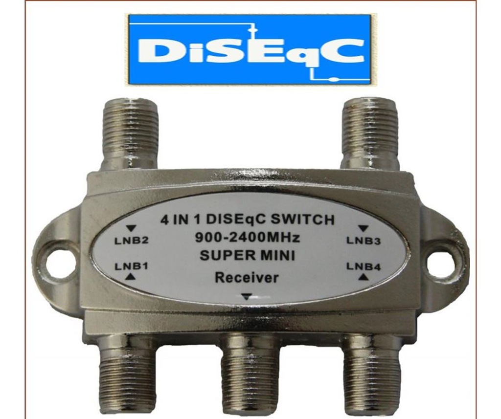 Sus44 DiSEqC 4 In 1 Switch Incl. Weatherproof Enclosure - Foto 3