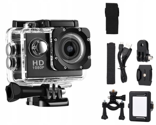 Купить СПОРТИВНАЯ КАМЕРА FULL HD 1080P PRO, ВОДОНЕПРОНИЦАЕМАЯ: отзывы, фото, характеристики в интерне-магазине Aredi.ru