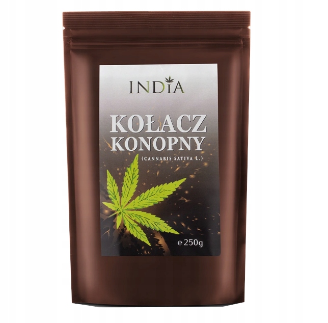 INDIA COSMETICS KOŁACZ KONOPNY 250G