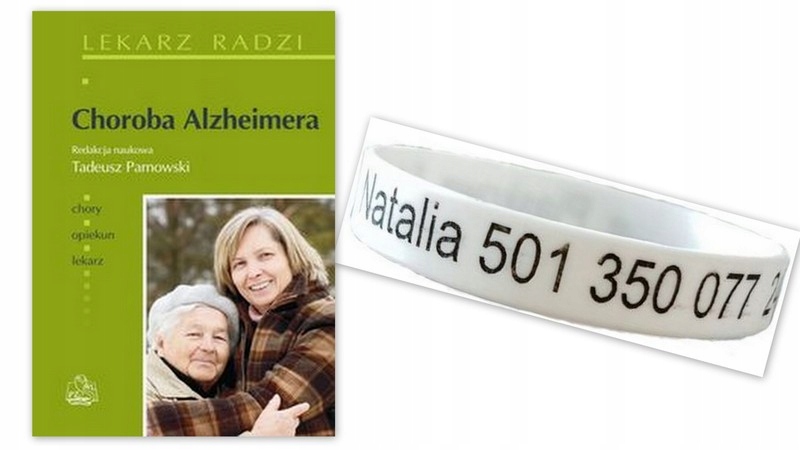 Choroba Alzheimera+Opaska silikonowa na rękę TEKST